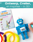 3D Pen Drawing Book XXL - 40 Templates - incl. tracing sheet