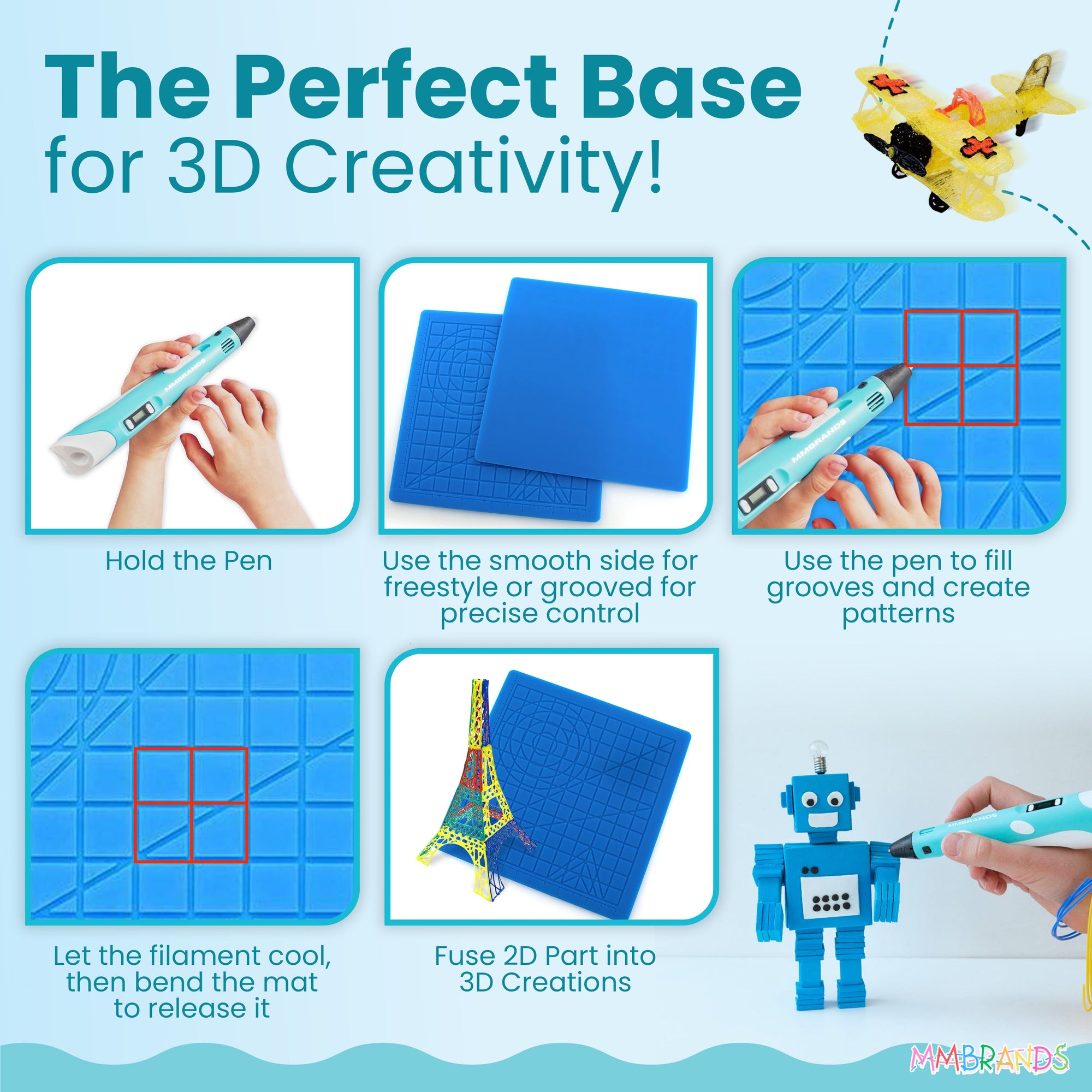 3D-kynän piirustusmatto